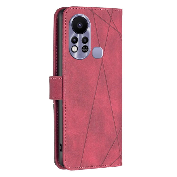Custodia per telefono in pelle con struttura a rombo con fibbia magnetica, For Infinix Hot 11s NFC, For Infinix Note 11 Pro, For Infinix Note 11, For Infinix Smart 6