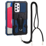 Lanyard Armor Warrior PC + custodia per telefono in TPU, For Samsung Galaxy A33 5G, For Samsung Galaxy A53 5G, For Samsung Galaxy A73 5G, For Samsung Galaxy M52