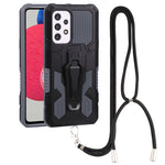 Lanyard Armor Warrior PC + custodia per telefono in TPU, For Samsung Galaxy A33 5G, For Samsung Galaxy A53 5G, For Samsung Galaxy A73 5G, For Samsung Galaxy M52