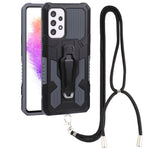 Lanyard Armor Warrior PC + custodia per telefono in TPU, For Samsung Galaxy A33 5G, For Samsung Galaxy A53 5G, For Samsung Galaxy A73 5G, For Samsung Galaxy M52