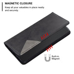 Custodia per telefono in pelle magnetica con trama a rombo, For Xiaomi Poco M4 Pro, For Xiaomi Poco M4 Pro 5G
