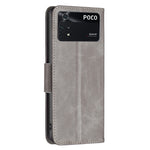 Custodia per telefono in pelle flip color pelle di agnello, For Xiaomi Poco M4 Pro, For Xiaomi Poco M4 Pro 5G