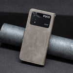 Custodia per telefono in pelle flip color pelle di agnello, For Xiaomi Poco M4 Pro, For Xiaomi Poco M4 Pro 5G