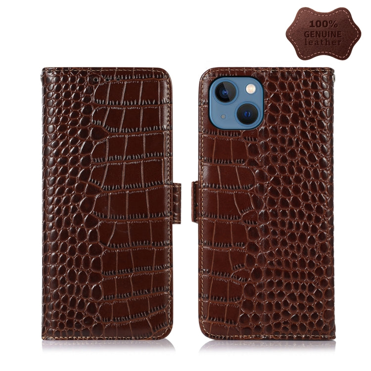 Custodia portafoglio in pelle per iPhone 13 con slot carte