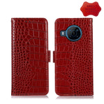 Custodia per telefono in pelle di vacchetta di coccodrillo, For Nokia X100, For OPPO Reno7 4G Global/F21 Pro 4G, For Xiaomi Redmi 10A / 9C, For Samsung Galaxy F23 5G / M23, For Samsung Galaxy M53 5G, For Samsung Galaxy S21 FE 5G