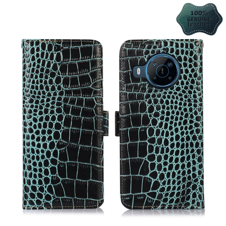 Custodia per telefono in pelle di vacchetta di coccodrillo, For Nokia X100, For OPPO Reno7 4G Global/F21 Pro 4G, For Xiaomi Redmi 10A / 9C, For Samsung Galaxy F23 5G / M23, For Samsung Galaxy M53 5G, For Samsung Galaxy S21 FE 5G
