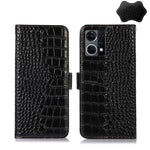 Custodia per telefono in pelle di vacchetta di coccodrillo, For Nokia X100, For OPPO Reno7 4G Global/F21 Pro 4G, For Xiaomi Redmi 10A / 9C, For Samsung Galaxy F23 5G / M23, For Samsung Galaxy M53 5G, For Samsung Galaxy S21 FE 5G