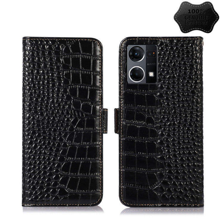 Custodia per telefono in pelle di vacchetta di coccodrillo, For Nokia X100, For OPPO Reno7 4G Global/F21 Pro 4G, For Xiaomi Redmi 10A / 9C, For Samsung Galaxy F23 5G / M23, For Samsung Galaxy M53 5G, For Samsung Galaxy S21 FE 5G