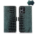 Custodia per telefono in pelle di vacchetta di coccodrillo, For Nokia X100, For OPPO Reno7 4G Global/F21 Pro 4G, For Xiaomi Redmi 10A / 9C, For Samsung Galaxy F23 5G / M23, For Samsung Galaxy M53 5G, For Samsung Galaxy S21 FE 5G