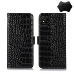 Custodia per telefono in pelle di vacchetta di coccodrillo, For Nokia X100, For OPPO Reno7 4G Global/F21 Pro 4G, For Xiaomi Redmi 10A / 9C, For Samsung Galaxy F23 5G / M23, For Samsung Galaxy M53 5G, For Samsung Galaxy S21 FE 5G