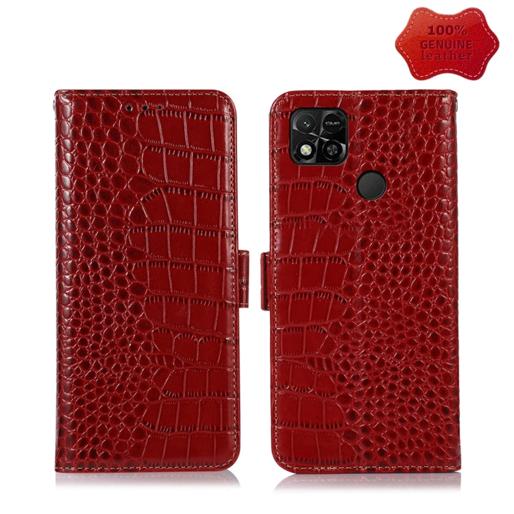 Custodia per telefono in pelle di vacchetta di coccodrillo, For Nokia X100, For OPPO Reno7 4G Global/F21 Pro 4G, For Xiaomi Redmi 10A / 9C, For Samsung Galaxy F23 5G / M23, For Samsung Galaxy M53 5G, For Samsung Galaxy S21 FE 5G