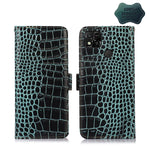 Custodia per telefono in pelle di vacchetta di coccodrillo, For Nokia X100, For OPPO Reno7 4G Global/F21 Pro 4G, For Xiaomi Redmi 10A / 9C, For Samsung Galaxy F23 5G / M23, For Samsung Galaxy M53 5G, For Samsung Galaxy S21 FE 5G