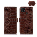 Custodia per telefono in pelle di vacchetta di coccodrillo, For Nokia X100, For OPPO Reno7 4G Global/F21 Pro 4G, For Xiaomi Redmi 10A / 9C, For Samsung Galaxy F23 5G / M23, For Samsung Galaxy M53 5G, For Samsung Galaxy S21 FE 5G