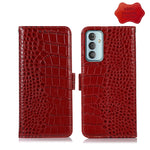 Custodia per telefono in pelle di vacchetta di coccodrillo, For Nokia X100, For OPPO Reno7 4G Global/F21 Pro 4G, For Xiaomi Redmi 10A / 9C, For Samsung Galaxy F23 5G / M23, For Samsung Galaxy M53 5G, For Samsung Galaxy S21 FE 5G
