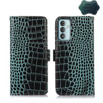 Custodia per telefono in pelle di vacchetta di coccodrillo, For Nokia X100, For OPPO Reno7 4G Global/F21 Pro 4G, For Xiaomi Redmi 10A / 9C, For Samsung Galaxy F23 5G / M23, For Samsung Galaxy M53 5G, For Samsung Galaxy S21 FE 5G