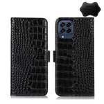 Custodia per telefono in pelle di vacchetta di coccodrillo, For Nokia X100, For OPPO Reno7 4G Global/F21 Pro 4G, For Xiaomi Redmi 10A / 9C, For Samsung Galaxy F23 5G / M23, For Samsung Galaxy M53 5G, For Samsung Galaxy S21 FE 5G