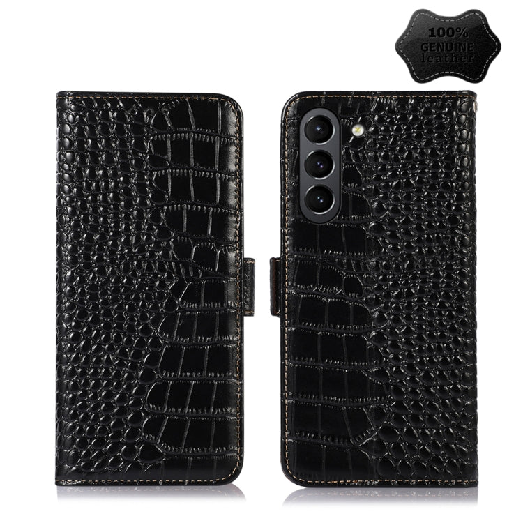Custodia per telefono in pelle di vacchetta di coccodrillo, For Nokia X100, For OPPO Reno7 4G Global/F21 Pro 4G, For Xiaomi Redmi 10A / 9C, For Samsung Galaxy F23 5G / M23, For Samsung Galaxy M53 5G, For Samsung Galaxy S21 FE 5G
