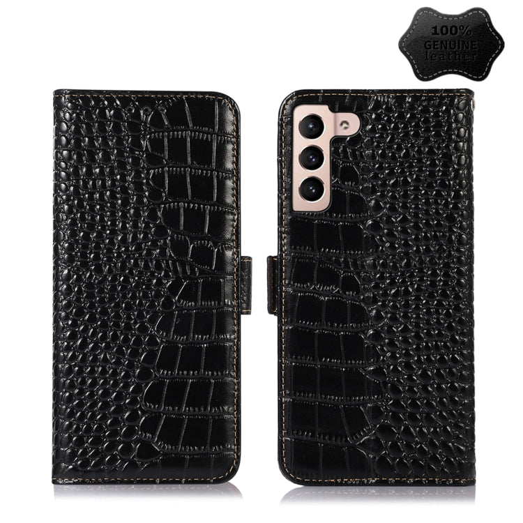 Custodia per telefono in pelle di vacchetta di coccodrillo, For Xiaomi 12 Pro, For Samsung Galaxy S22+ 5G, For Samsung Galaxy S22 Ultra 5G, For Samsung Galaxy S22 5G