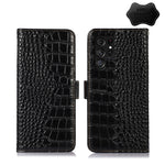 Custodia per telefono in pelle di vacchetta di coccodrillo, For Xiaomi 12 Pro, For Samsung Galaxy S22+ 5G, For Samsung Galaxy S22 Ultra 5G, For Samsung Galaxy S22 5G