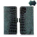 Custodia per telefono in pelle di vacchetta di coccodrillo, For Xiaomi 12 Pro, For Samsung Galaxy S22+ 5G, For Samsung Galaxy S22 Ultra 5G, For Samsung Galaxy S22 5G