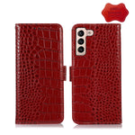 Custodia per telefono in pelle di vacchetta di coccodrillo, For Xiaomi 12 Pro, For Samsung Galaxy S22+ 5G, For Samsung Galaxy S22 Ultra 5G, For Samsung Galaxy S22 5G