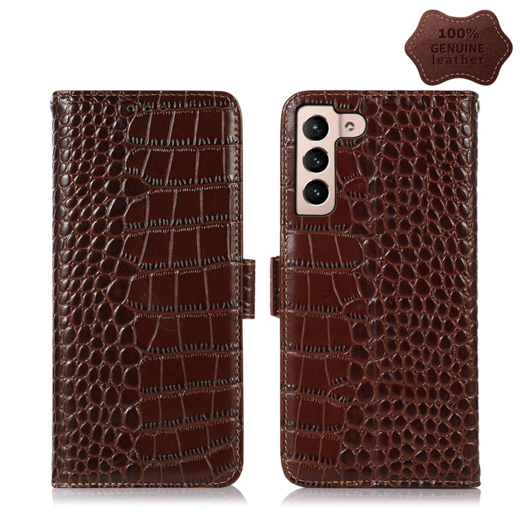 Custodia per telefono in pelle di vacchetta di coccodrillo, For Xiaomi 12 Pro, For Samsung Galaxy S22+ 5G, For Samsung Galaxy S22 Ultra 5G, For Samsung Galaxy S22 5G