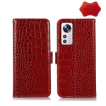 Custodia per telefono in pelle di vacchetta di coccodrillo, For Xiaomi 12 Pro, For Samsung Galaxy S22+ 5G, For Samsung Galaxy S22 Ultra 5G, For Samsung Galaxy S22 5G