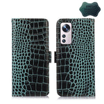Custodia per telefono in pelle di vacchetta di coccodrillo, For Xiaomi 12 Pro, For Samsung Galaxy S22+ 5G, For Samsung Galaxy S22 Ultra 5G, For Samsung Galaxy S22 5G