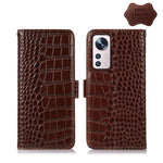 Custodia per telefono in pelle di vacchetta di coccodrillo, For Xiaomi 12 Pro, For Samsung Galaxy S22+ 5G, For Samsung Galaxy S22 Ultra 5G, For Samsung Galaxy S22 5G