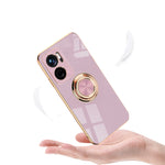 Custodia protettiva in silicone a copertura totale galvanica 6D con supporto per anello magnetico, For Google Pixel 7, For Google Pixel 7 Pro, For Sony Xperia 1 IV, For Sony Xperia 10 IV, For Sony Xperia ACE III, For Xiaomi Redmi Note 11E