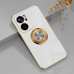 Custodia protettiva in silicone a copertura totale galvanica 6D con supporto per anello magnetico, For Google Pixel 7, For Google Pixel 7 Pro, For Sony Xperia 1 IV, For Sony Xperia 10 IV, For Sony Xperia ACE III, For Xiaomi Redmi Note 11E