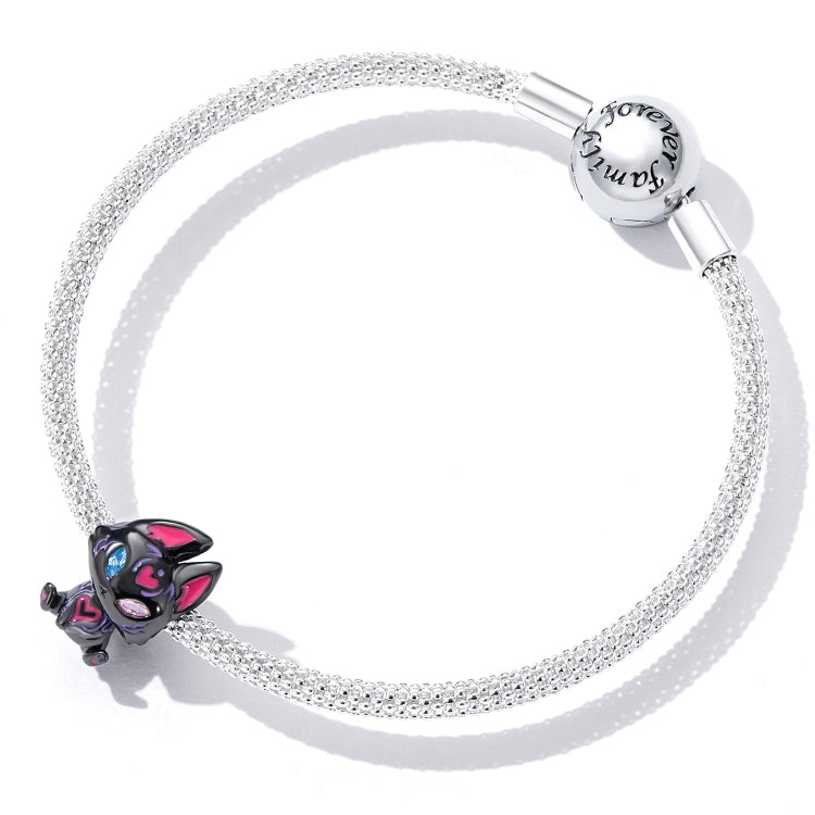 Accessori per collana braccialetto fai-da-te con perline elfo in argento sterling S925, Fox Elf