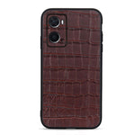 Custodia per telefono in vera pelle con trama di coccodrillo, For OPPO A16, For OPPO A76, For vivo X80 Pro, For Samsung Galaxy M33 5G