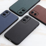 Custodia per telefono in vera pelle con trama in pelle di agnello, For OPPO A16, For OPPO A76, For vivo X80 Pro, For Samsung Galaxy M33 5G