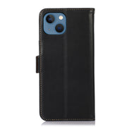 Custodia per telefono in pelle di vacchetta con strato superiore Crazy Horse, For iPhone 13