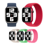 Cinturino in nylon intrecciato per Apple Watch Series 7 41mm / 6&SE&5&4 40mm / 3&2&1 38mm, 130mm, 145mm, 155mm
