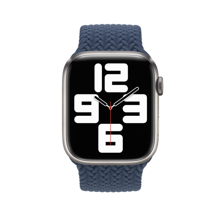 Cinturino in nylon intrecciato per Apple Watch Series 7 45mm / 6&SE&5&4 44mm / 3&2&1 42mm, 135mm, 150mm, 165mm