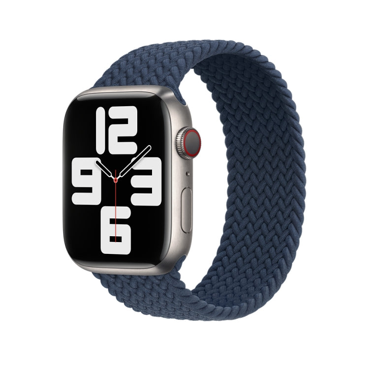 Cinturino in nylon intrecciato per Apple Watch Series 7 45mm / 6&SE&5&4 44mm / 3&2&1 42mm, 135mm, 150mm, 165mm