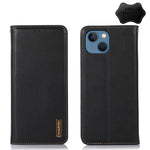 Custodia portafoglio in pelle per iPhone 13