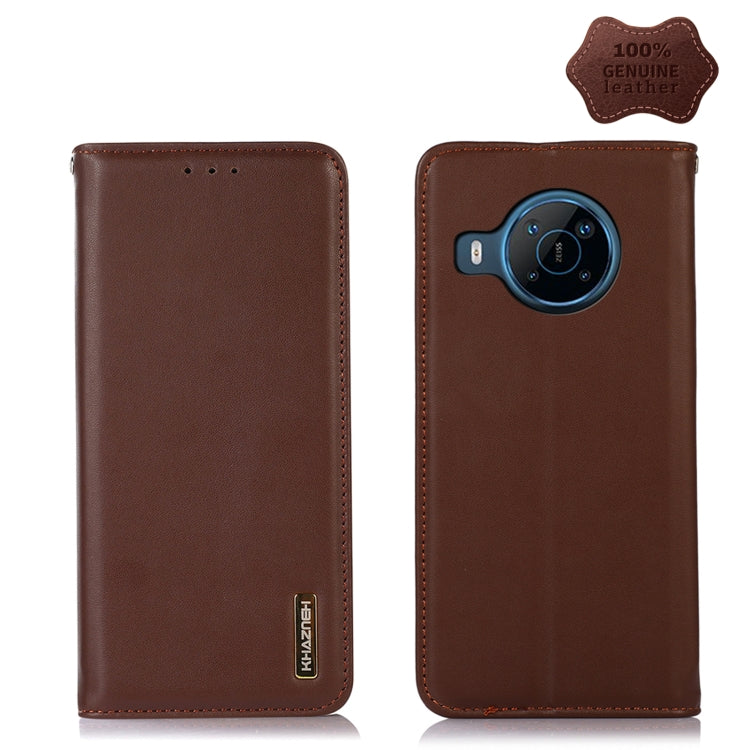 KHAZNEH Custodia per telefono in pelle di vacchetta con strato superiore nappa, For Nokia X100, For OPPO Reno7 4G Global/F21 Pro 4G, For Xiaomi Redmi 10A / 9C, For Samsung Galaxy F23 5G / M23, For Samsung Galaxy M53 5G, For Samsung Galaxy S21 FE 5G