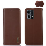 KHAZNEH Custodia per telefono in pelle di vacchetta con strato superiore nappa, For Nokia X100, For OPPO Reno7 4G Global/F21 Pro 4G, For Xiaomi Redmi 10A / 9C, For Samsung Galaxy F23 5G / M23, For Samsung Galaxy M53 5G, For Samsung Galaxy S21 FE 5G