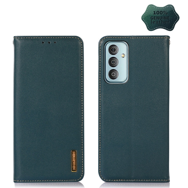 KHAZNEH Custodia per telefono in pelle di vacchetta con strato superiore nappa, For Nokia X100, For OPPO Reno7 4G Global/F21 Pro 4G, For Xiaomi Redmi 10A / 9C, For Samsung Galaxy F23 5G / M23, For Samsung Galaxy M53 5G, For Samsung Galaxy S21 FE 5G