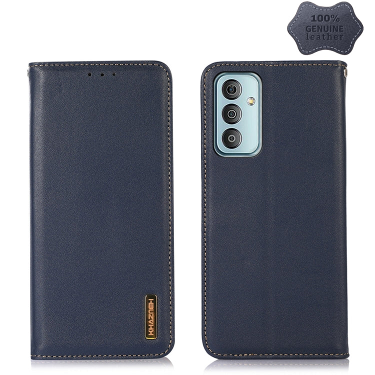 KHAZNEH Custodia per telefono in pelle di vacchetta con strato superiore nappa, For Nokia X100, For OPPO Reno7 4G Global/F21 Pro 4G, For Xiaomi Redmi 10A / 9C, For Samsung Galaxy F23 5G / M23, For Samsung Galaxy M53 5G, For Samsung Galaxy S21 FE 5G