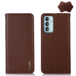 KHAZNEH Custodia per telefono in pelle di vacchetta con strato superiore nappa, For Nokia X100, For OPPO Reno7 4G Global/F21 Pro 4G, For Xiaomi Redmi 10A / 9C, For Samsung Galaxy F23 5G / M23, For Samsung Galaxy M53 5G, For Samsung Galaxy S21 FE 5G