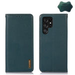 KHAZNEH Custodia per telefono in pelle di vacchetta con strato superiore nappa, For Xiaomi 12 Pro, For Samsung Galaxy S22+ 5G, For Samsung Galaxy S22 Ultra 5G, For Samsung Galaxy S22 5G