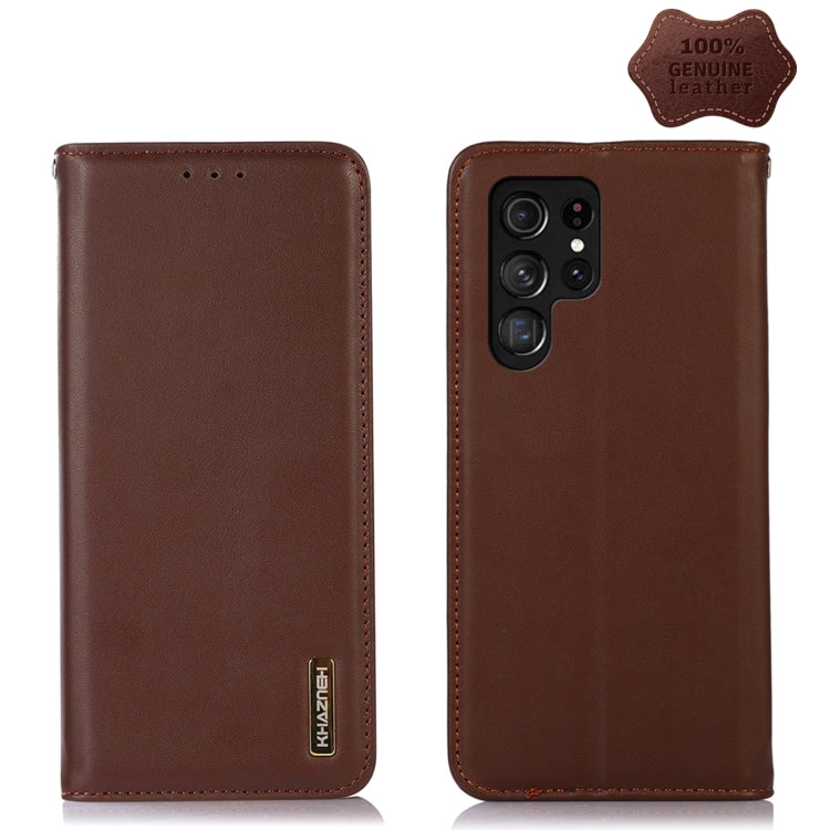 KHAZNEH Custodia per telefono in pelle di vacchetta con strato superiore nappa, For Xiaomi 12 Pro, For Samsung Galaxy S22+ 5G, For Samsung Galaxy S22 Ultra 5G, For Samsung Galaxy S22 5G