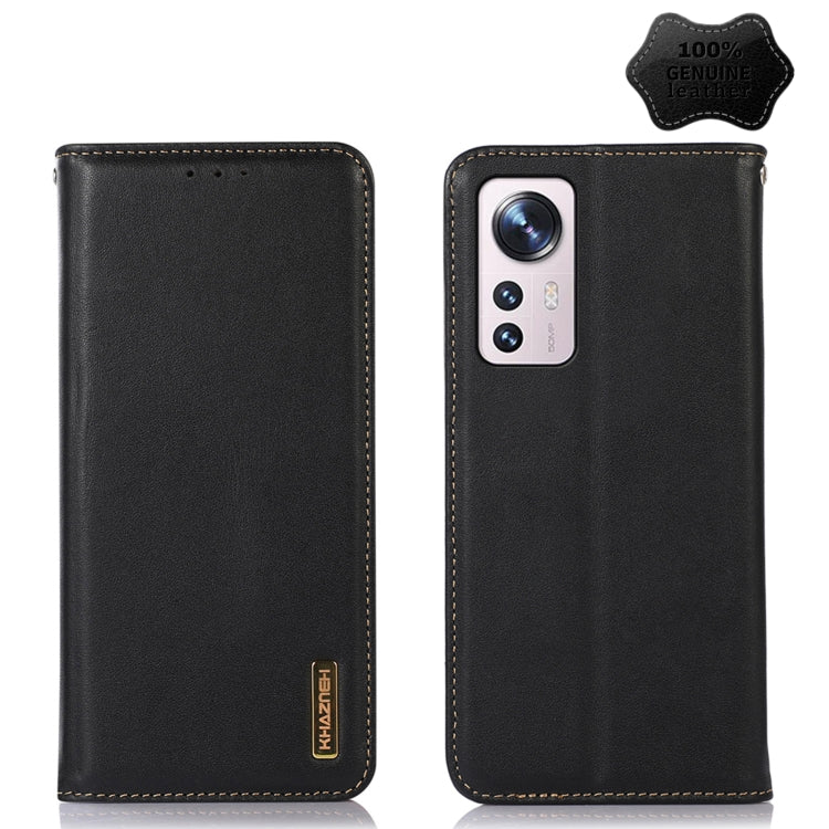 KHAZNEH Custodia per telefono in pelle di vacchetta con strato superiore nappa, For Xiaomi 12 Pro, For Samsung Galaxy S22+ 5G, For Samsung Galaxy S22 Ultra 5G, For Samsung Galaxy S22 5G