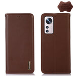 KHAZNEH Custodia per telefono in pelle di vacchetta con strato superiore nappa, For Xiaomi 12 Pro, For Samsung Galaxy S22+ 5G, For Samsung Galaxy S22 Ultra 5G, For Samsung Galaxy S22 5G