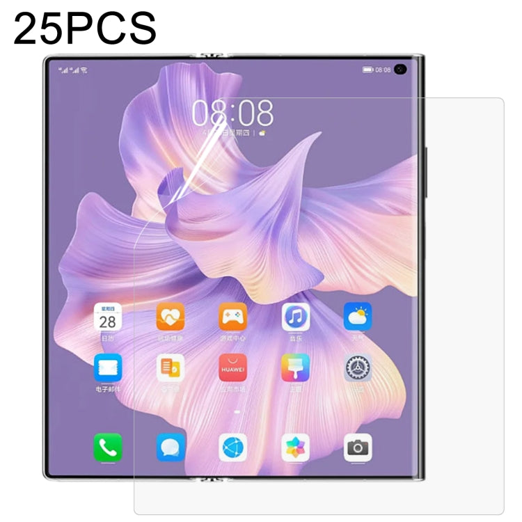 25 PCS Full Screen Protector Pellicola idrogel antideflagrante, For Huawei Mate Xs 2 (25 PCS)
