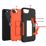 Custodia per telefono con supporto magnetico, For iPhone SE 2022 / SE 2020 / 8 / 7, For iPhone 8 Plus / 7 Plus